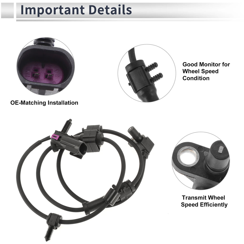 ABS Wheel Speed Sensor for Chevrolet SSR (2003–2006) Front Left/Right
