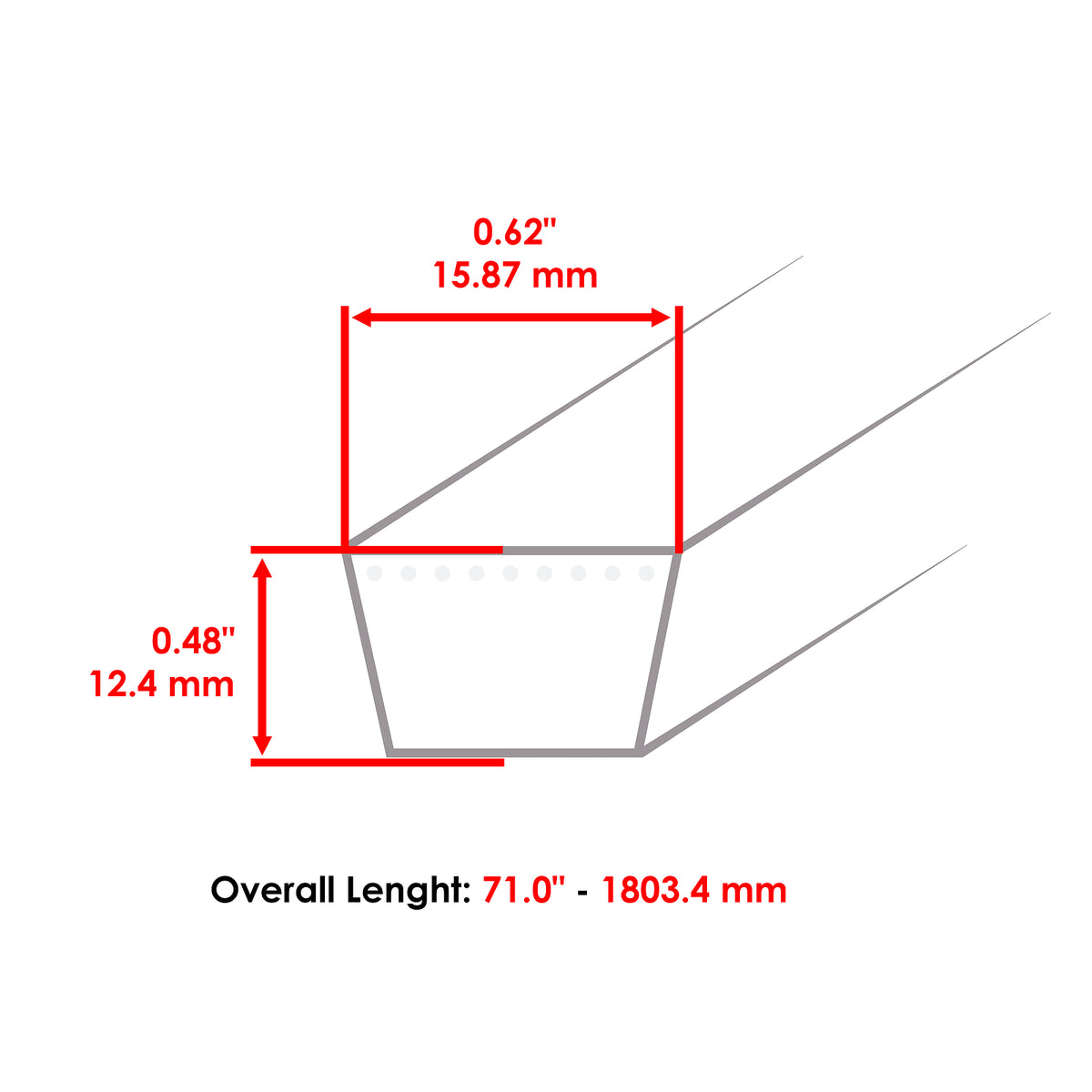 Transmission Belt Replacement for MTD Troy-Bilt (2004–2018)