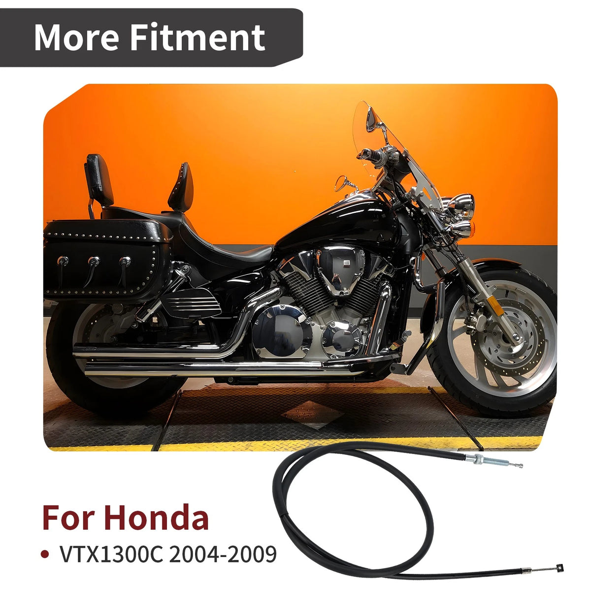 Clutch Cable for Honda VTX1300C (2004–2009) 22870-MEM-670