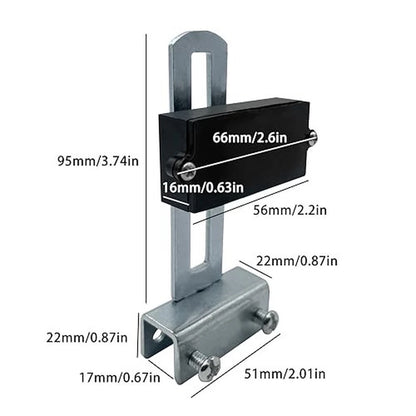 Mounting Brackets Set of 2 for Sliding Door Opener Limit Switch Magnets