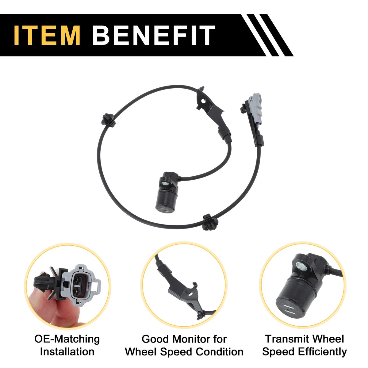 ABS Wheel Speed Sensor No. 895450K060 for Toyota Hilux (2005–2015)