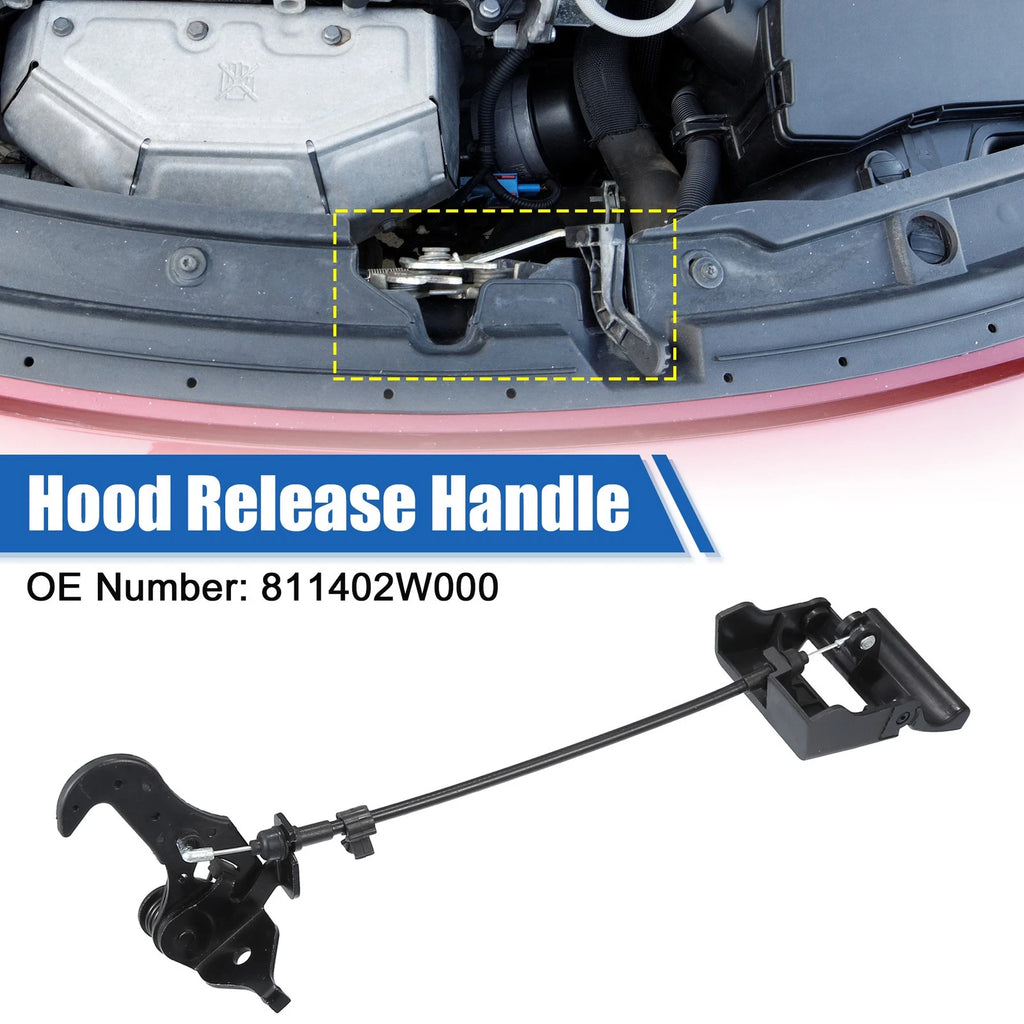 Hood Latch Assembly for Hyundai Santa Fe (2013–2019)