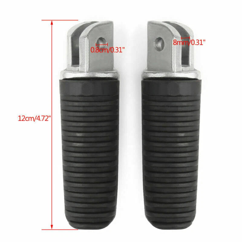 Footrest Foot Pegs Set of 2 for Yamaha FJ1200 FJR1300 FZ6 FZ8 BT1100 XJ400 T9