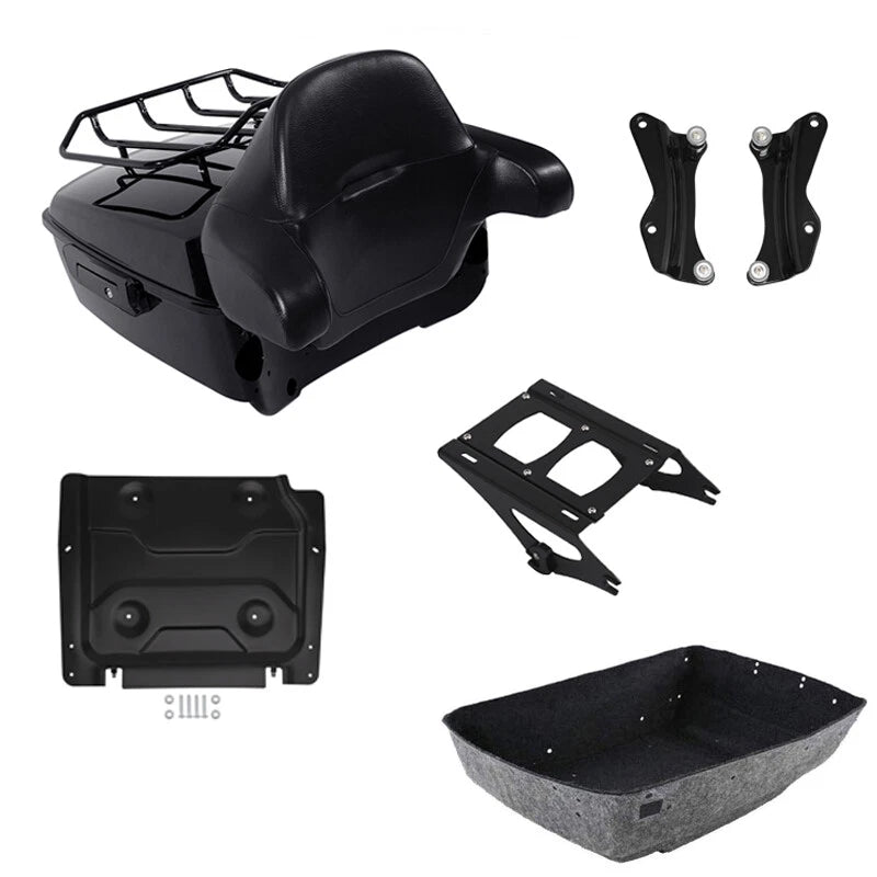 Trunk Backrest Mount Rack Docking Plate for Harley Touring FLHX (2014–2026)