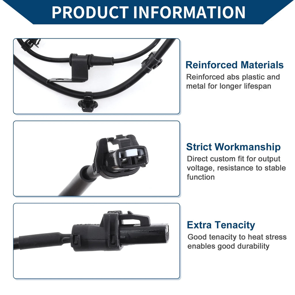 ABS Wheel Speed Sensor Replacement for Hyundai Sonata 2.0L 2.4L (2015–2017)