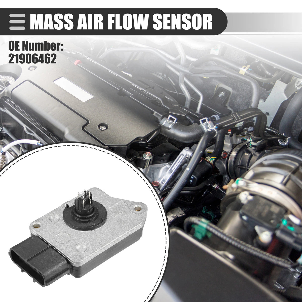 Air Flow Sensor Meter for Ford E-150 E-250 E-350 (1998–1999) No.F8LZ12B579A