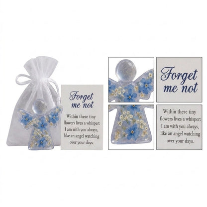Memorial Angel Keepsake with Forget-Me-Not for Intimate Remembrance