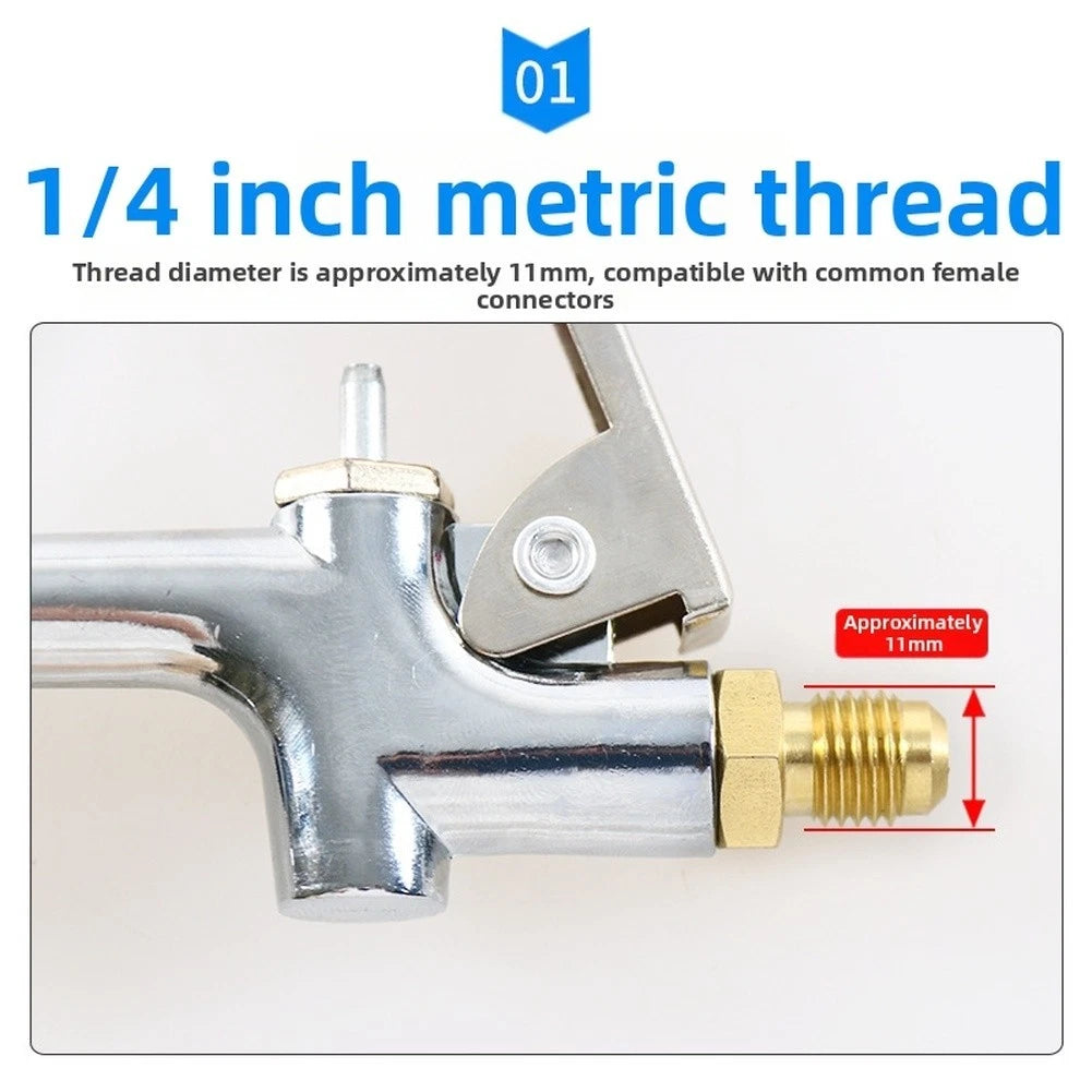 AC System Cleaning Tool for Automotive (Zinc Alloy, Threaded Connection)