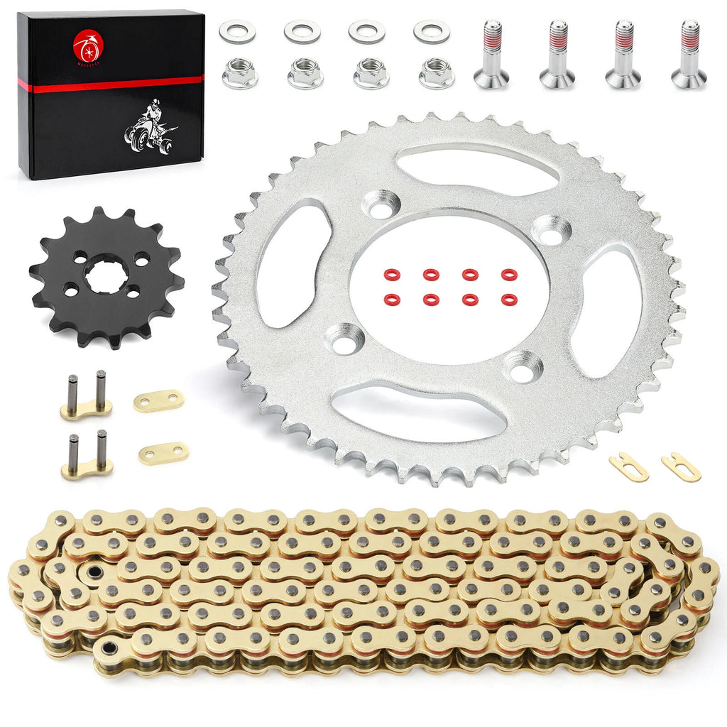 Sprocket Chain Set 14/46 Tooth 420 X-Ring for Honda XR80R CRF80F (2000–2009)