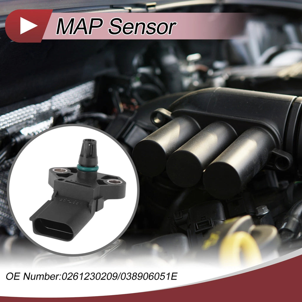 Manifold Absolute Pressure MAP Sensor Replacement for Audi A4 2.0T (2008–2013)