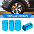 Tire Valve Stem Caps 4 Pack for SUV Bike RV (11x17mm)