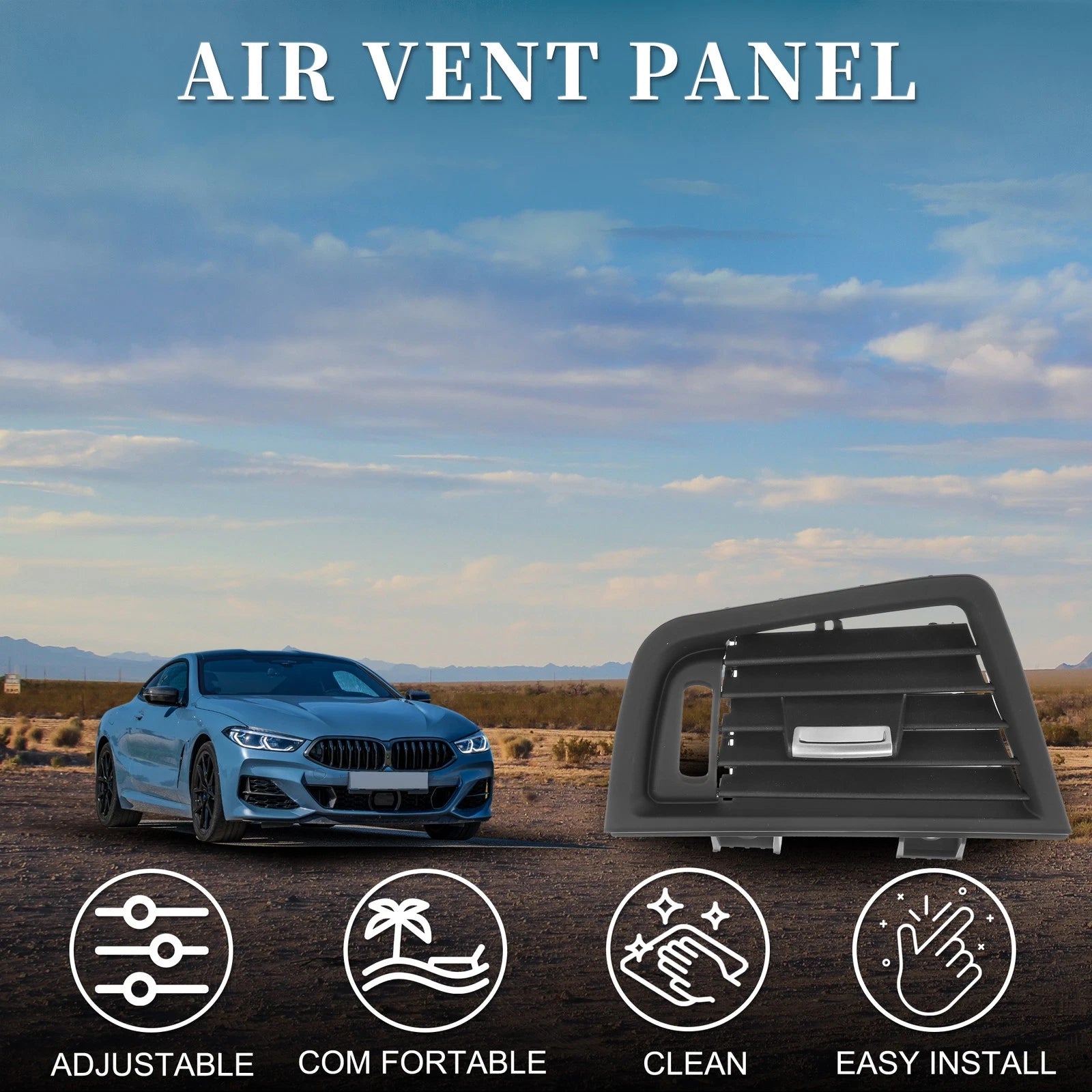Air Vent Panel OEM Replacement for BMW 528i (2011–2016) AC Conditioning