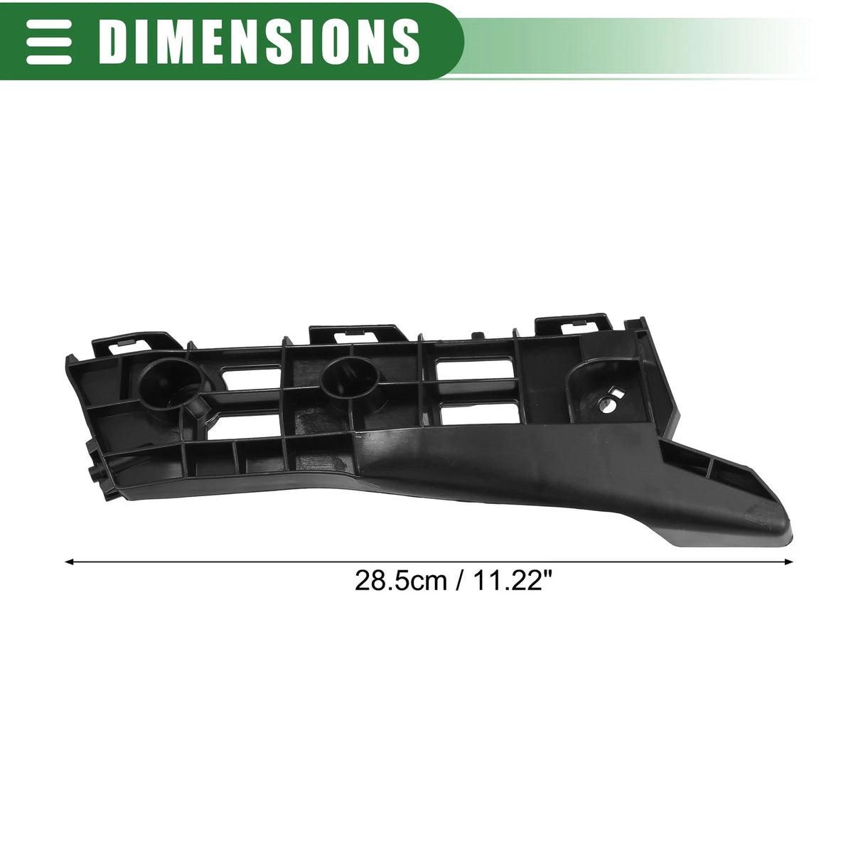 1 Pair Front Bumper Bracket for Toyota Prius (2010–2015) No. 5211647041/5211547040
