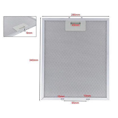 340x280mm Aluminum Filter for Easy Replacement (No Specific Years)