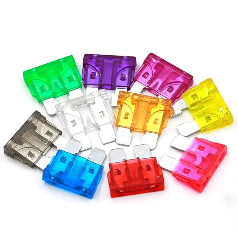 50Pcs Medium Blade Fuse Kit for Auto Car Motorcycle SUV
