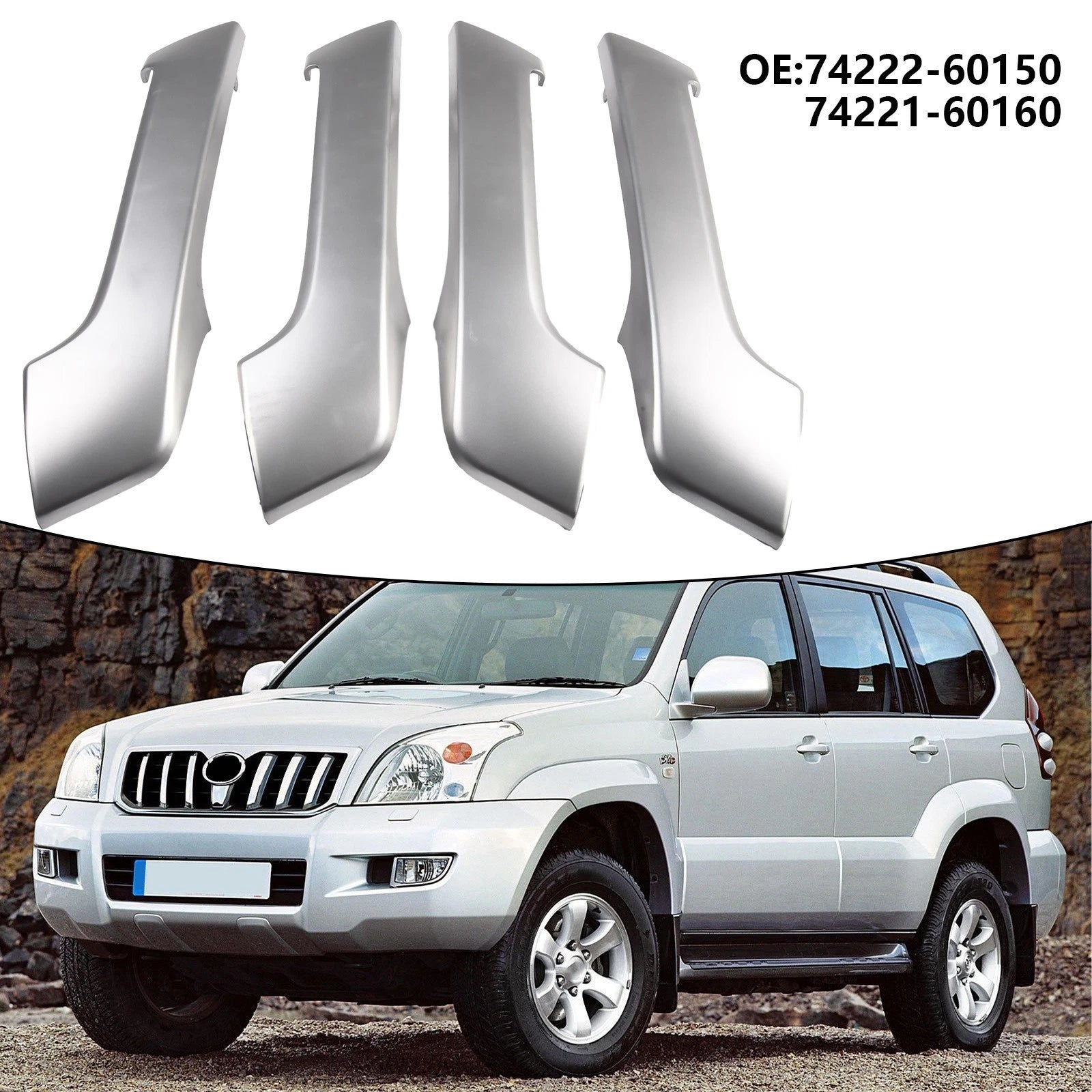 Trim Cover for Toyota (2010–2017) Door Handles