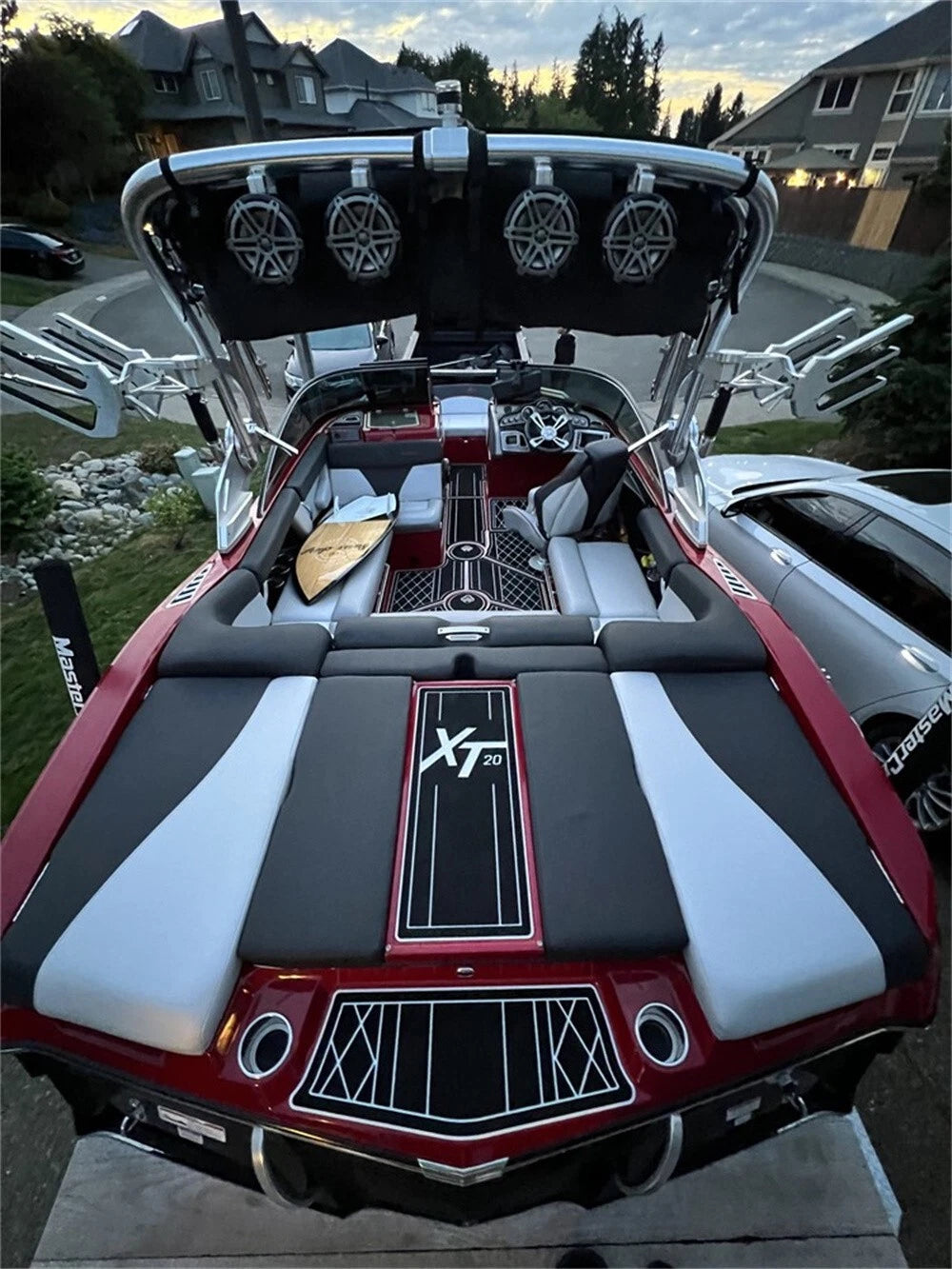 EVA Foam Cockpit Pad for Mastercraft XT20 (2018) - Faux Teak Decking Mat