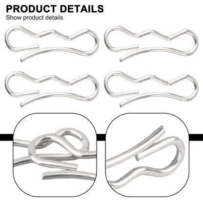 Pack of 8 Bow Tie Cotter Pins for Ford (714-04043, 714-04040)