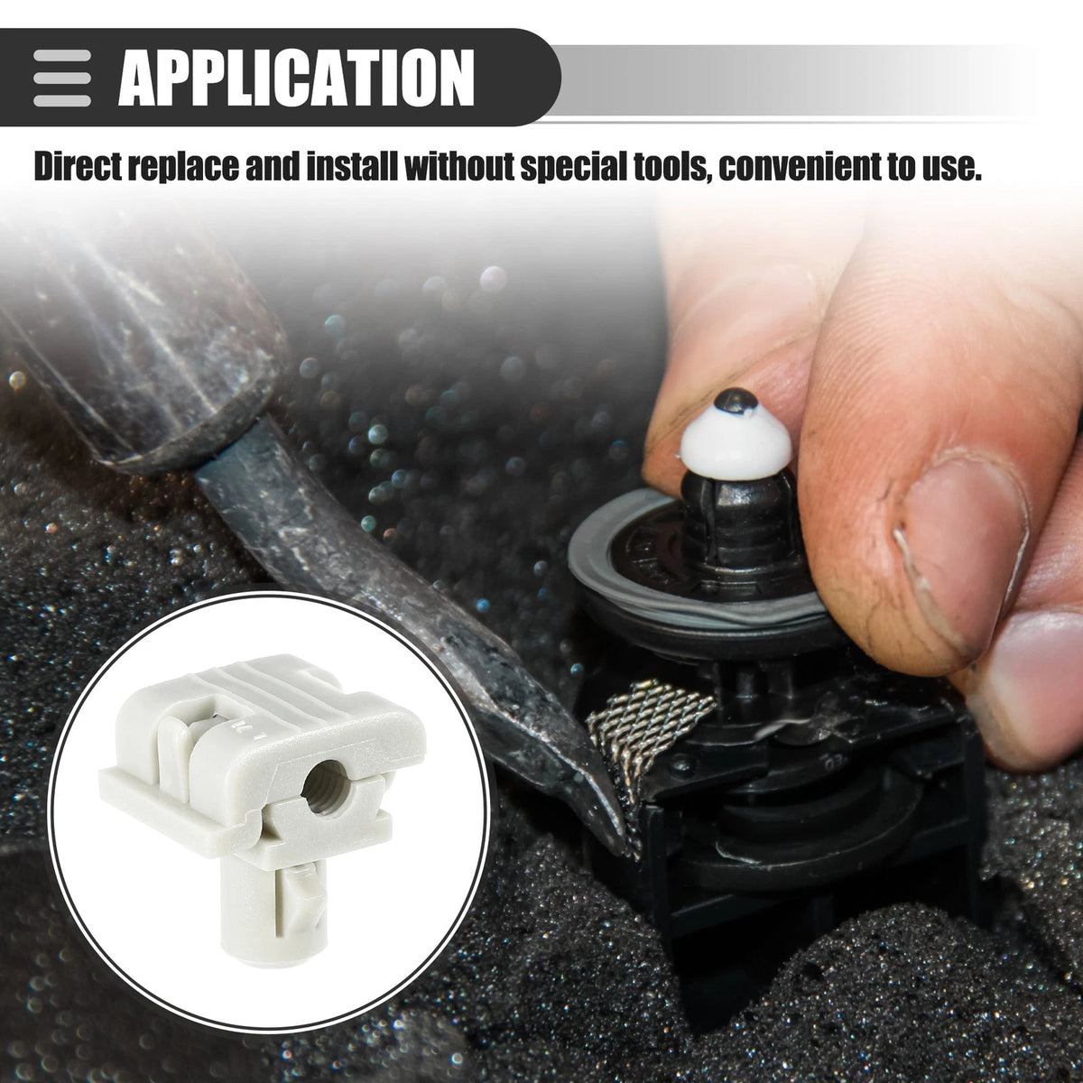 Tailgate Door Lock Rod Latch Clips Retainer Kit for Chevrolet (2010–2016)