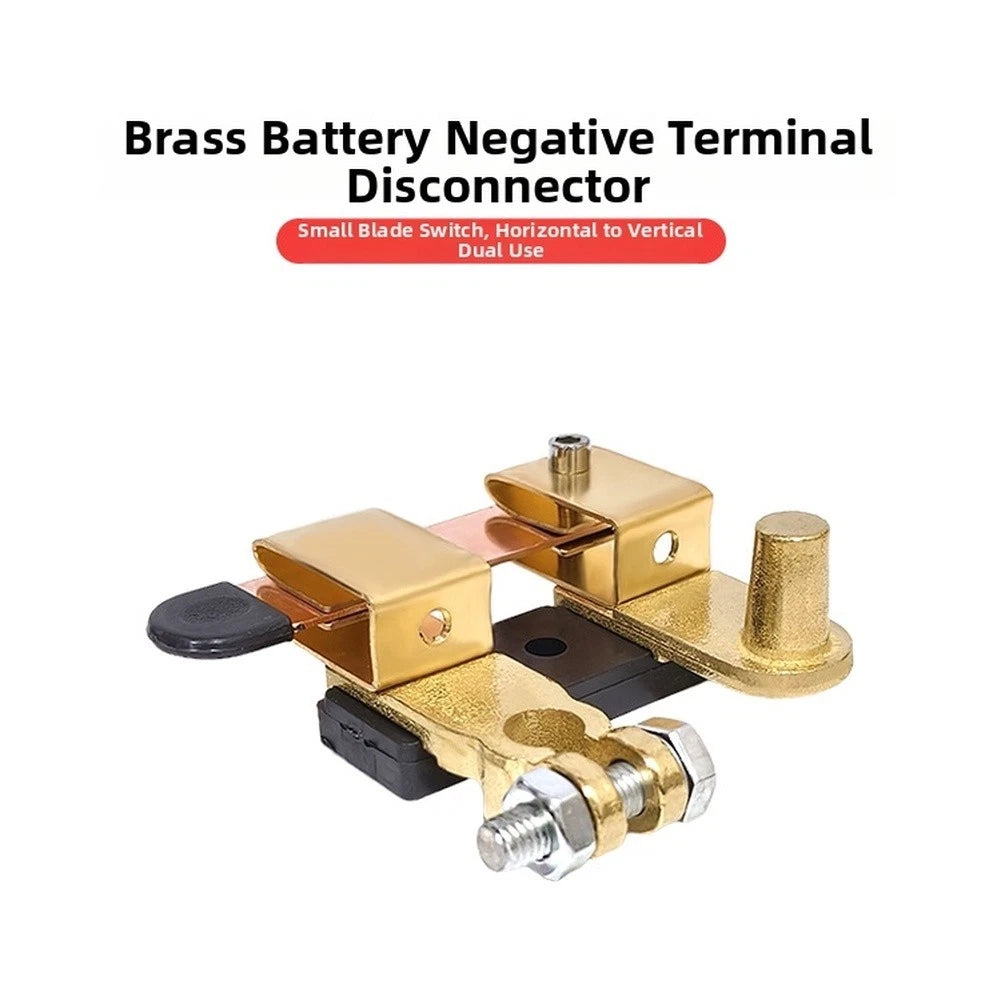 Power Switch for Car Battery Negative Terminal Brass 11 13mm Compatible