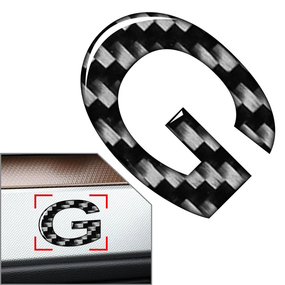 Car Badge Emblem Alphabet Letter Decals for