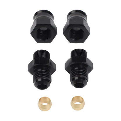 Rotating AN6 Fuel Adapter Connector Hose 5/16 Inch for Fuel Line Setup