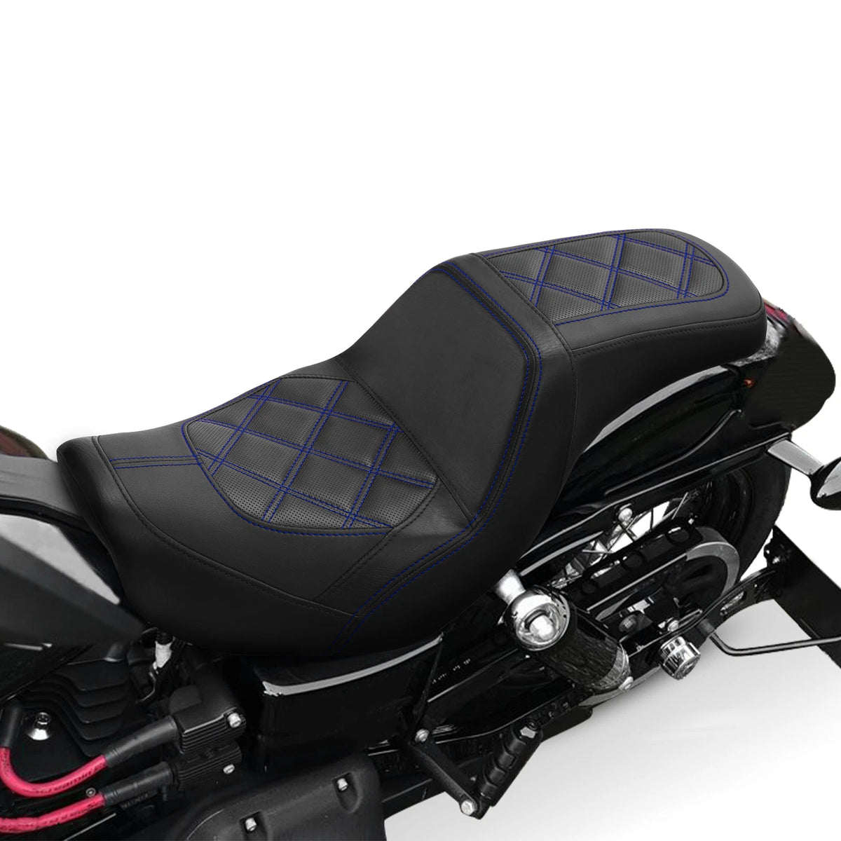 Driver Passenger Seat for Harley Dyna Low Rider FXDL, Street Bob FXDB (2006–2017)