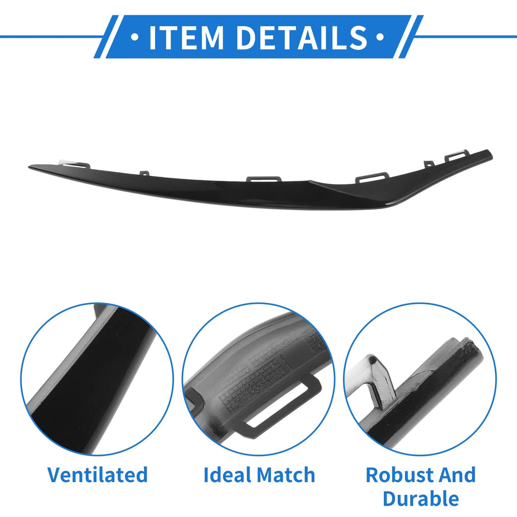 Front Right Bumper Grille Trim Garnish Replacement for Mercedes-Benz CLA 2017-2019