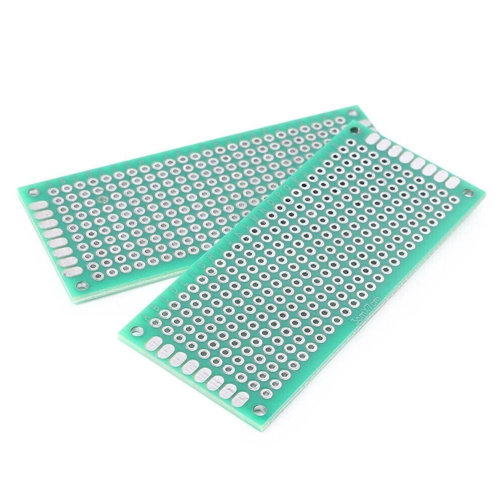 2X Double Side Prototype PCB Breadboard Module yf 3x7cm