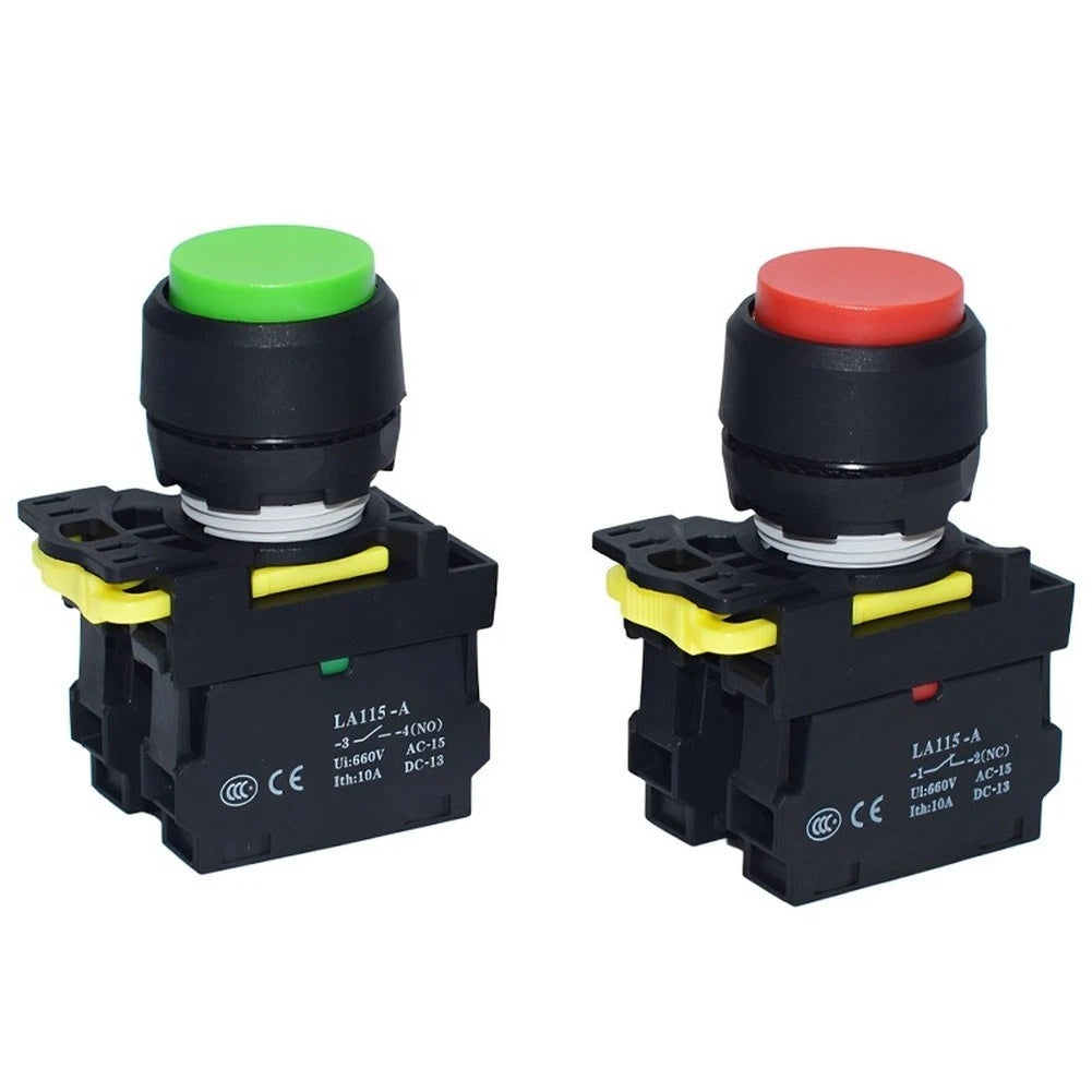 Pushbutton Switch 1NO 1NC 10A 660V for Electrical Control Systems