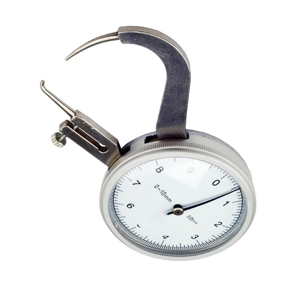 Precision Thickness Gauge 0 to 10mm Range Handheld with Pointer Display