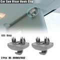 2pcs Sun Visor Hook Clip Retainer Replacement for Audi A1 A3 A4 A5 Q3 Q5 (2009–2020)