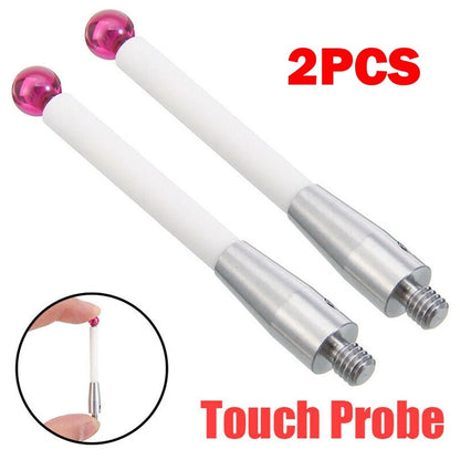 2Pcs CMM Probe Stylus with 50mm Stem and 6mm Ball