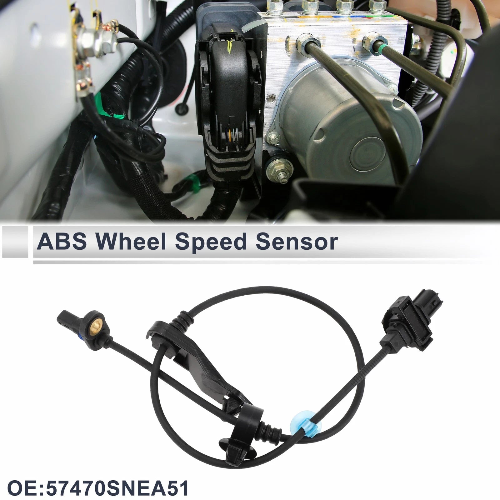 ABS Wheel Speed Sensor Replacement Rear Right for Honda Civic (2009–2011)