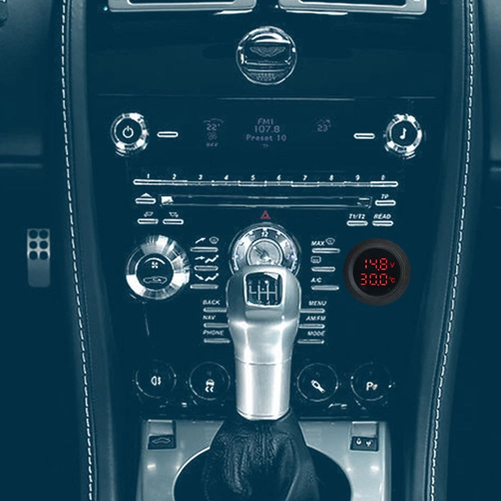 Temperature Voltmeter for Universal Use (Round, Flame Retardant)
