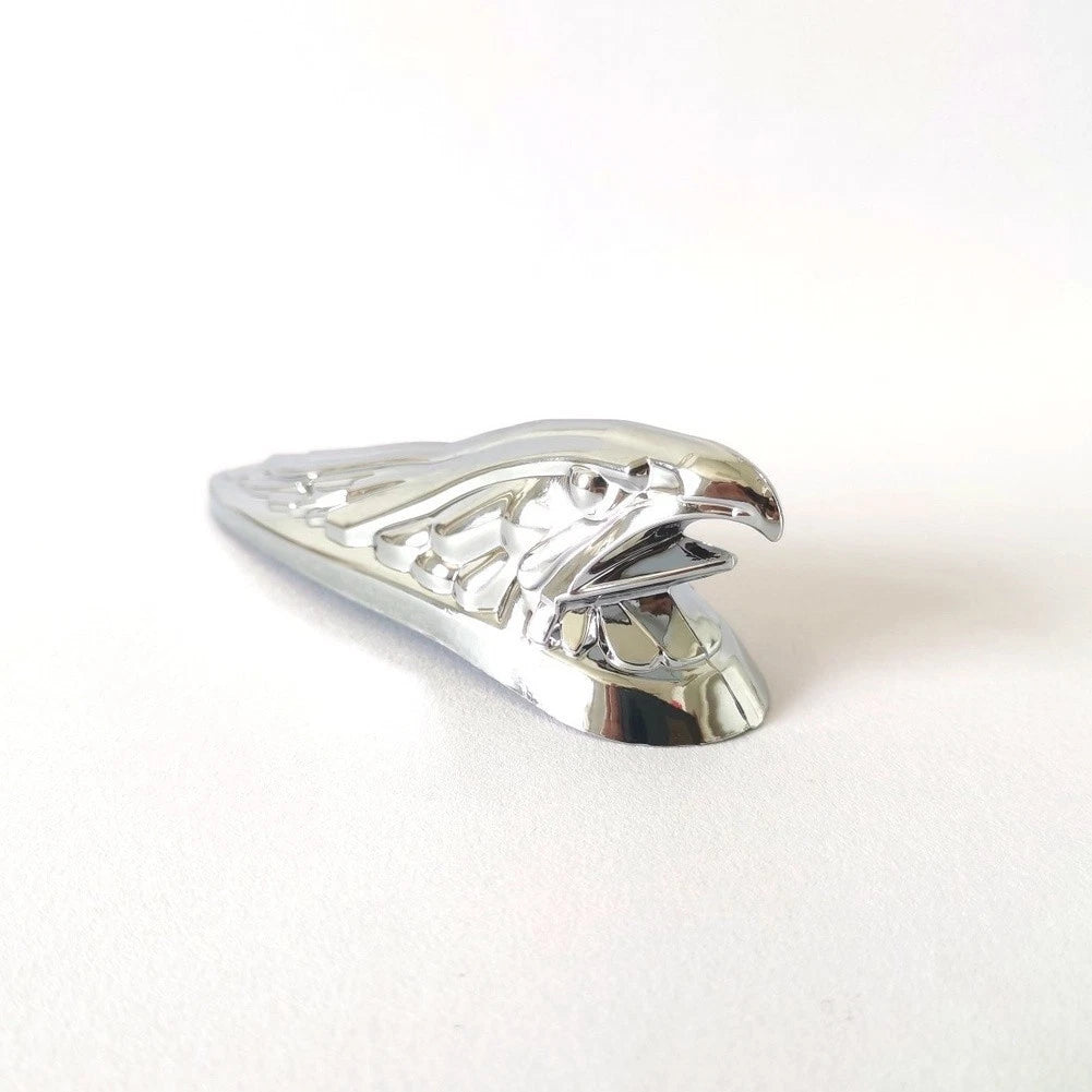 Front Mudguard for Motorcycle (Chrome, Eagle Head Design)