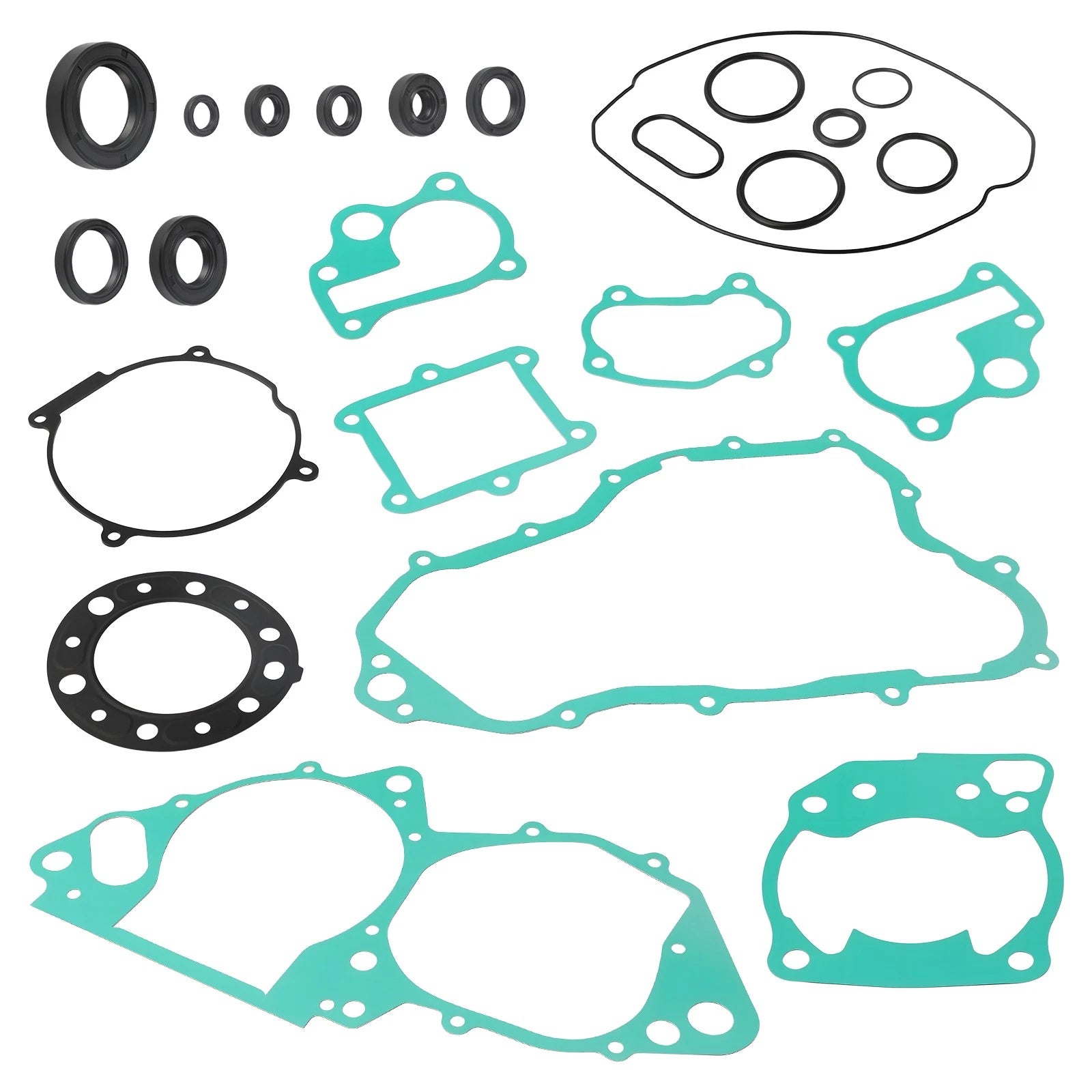 Complete Engine Rebuild Gasket Kit w/ Oil Seals for Honda CR250R (1992–2001)