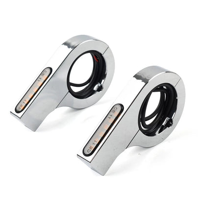 LED Fork Turn Signal Indicator for Harley Touring Dyna Chrome