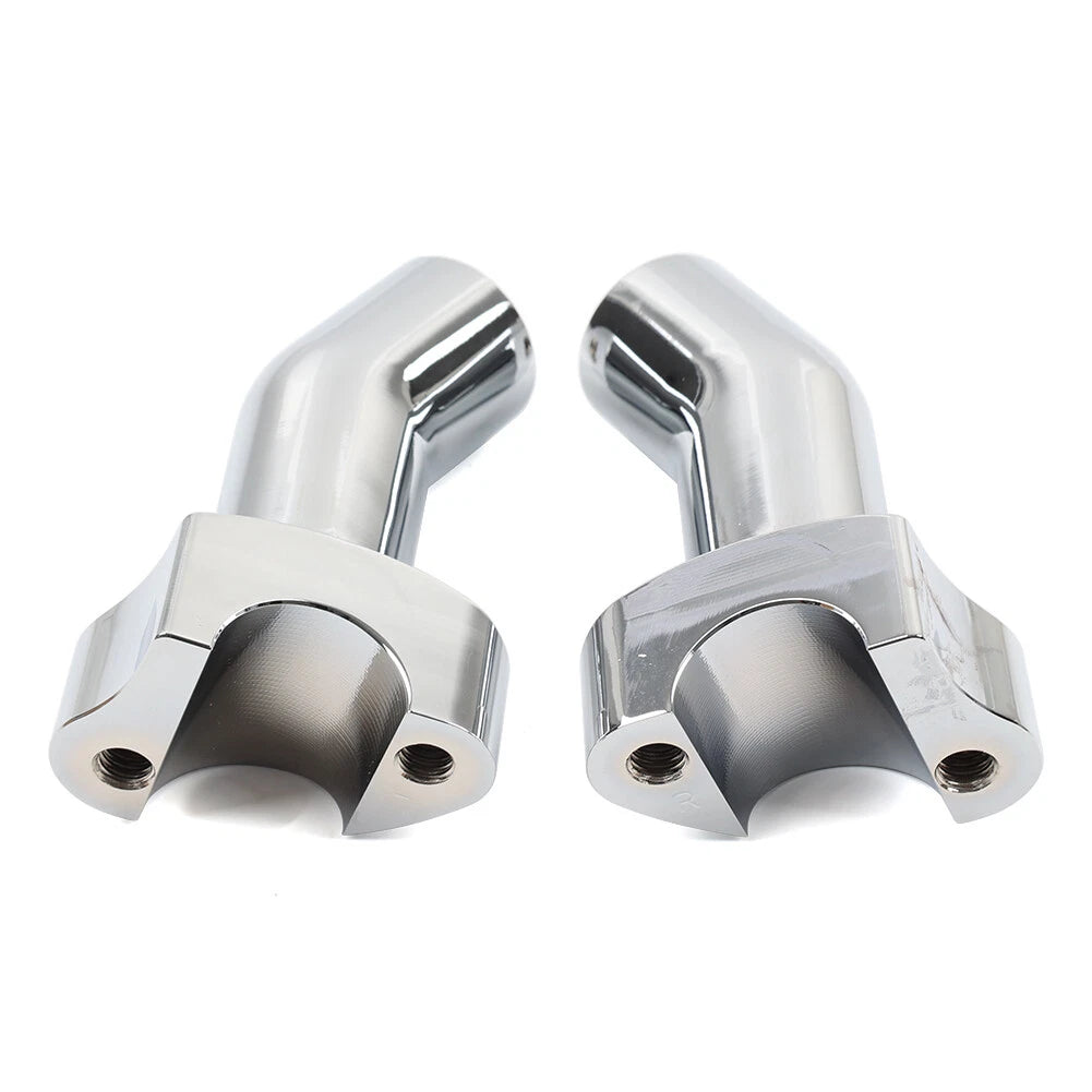 3.5" Pullback Handlebar Risers Chrome for Harley Dyna Softail Road King (1" Bar)