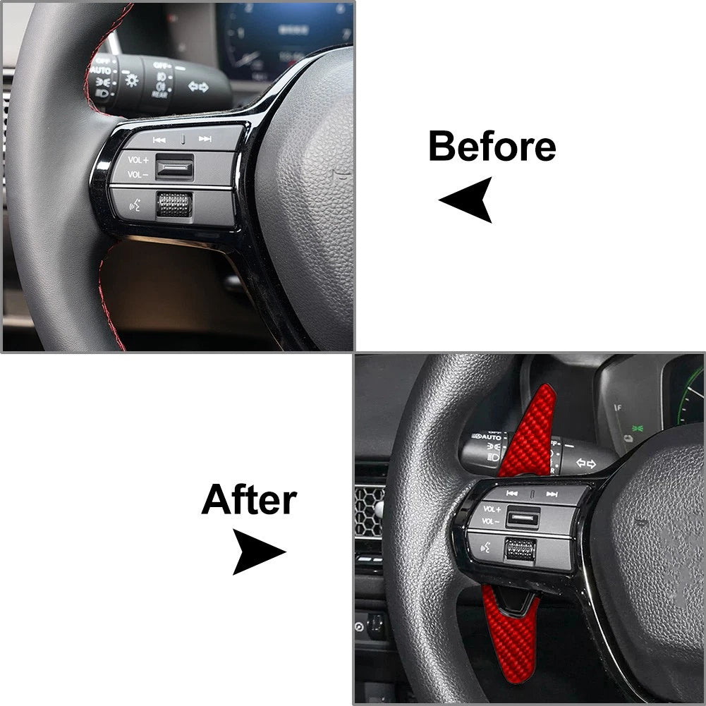 Steering Wheel Shifter Paddle Extensions for Honda Civic, Fit, Acura Integra