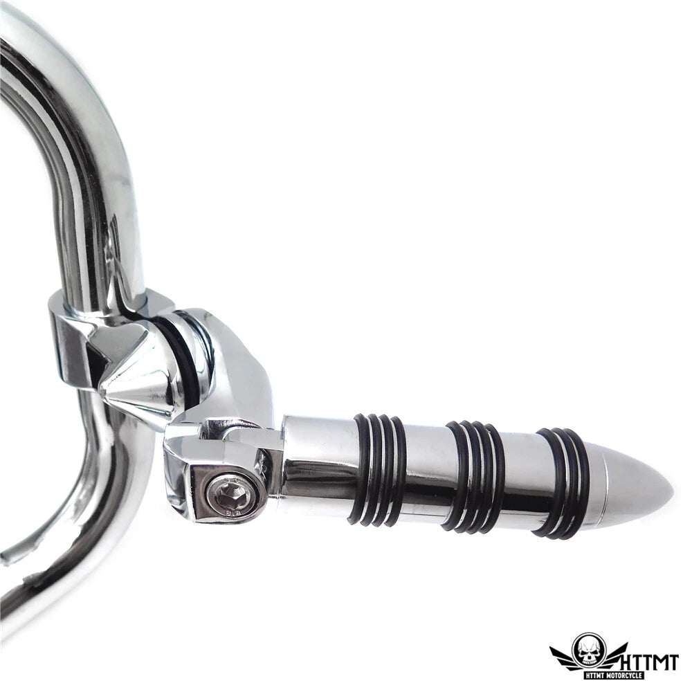 Chrome O-Ring Foot Peg Kit 1.25" for Honda Magna VF750 VF1100 (1982–1996)