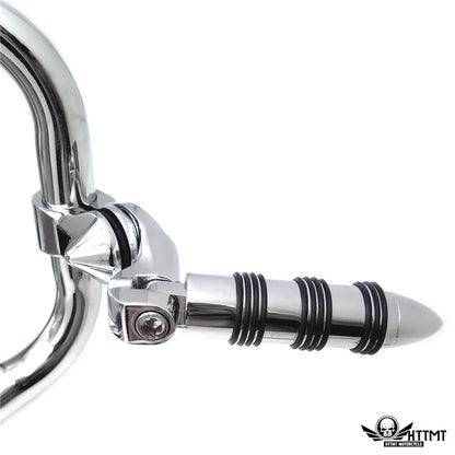 Chrome O-Ring Foot Peg Kit 1.25" for Honda Magna VF750 VF1100 (1982–1996)