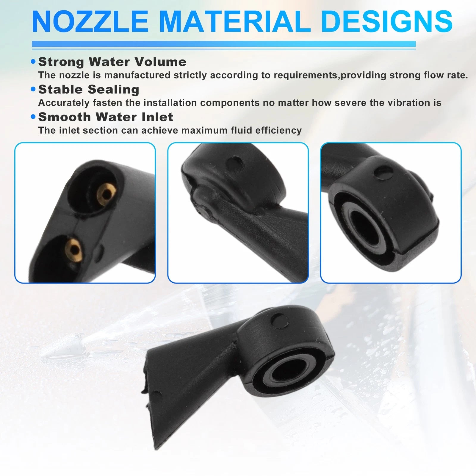 Windshield Washer Nozzle for Audi A3/S3 (8Y) Replace No. 8Y4955985A
