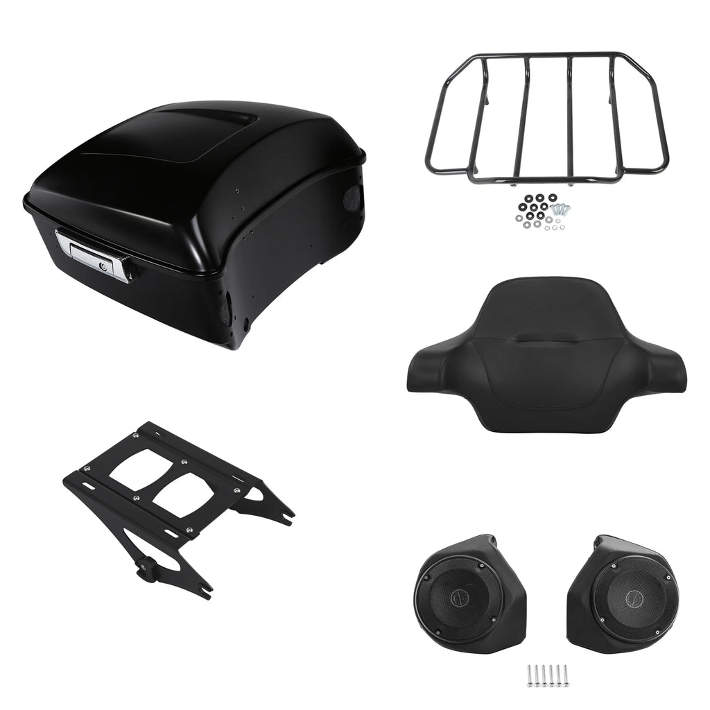 Trunk Backrest Mount Speakers for Harley Road Glide (2014–2026)
