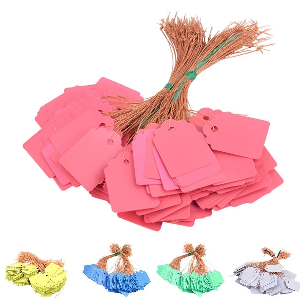100 Pack Waterproof Plastic Plant Labels for Garden Use