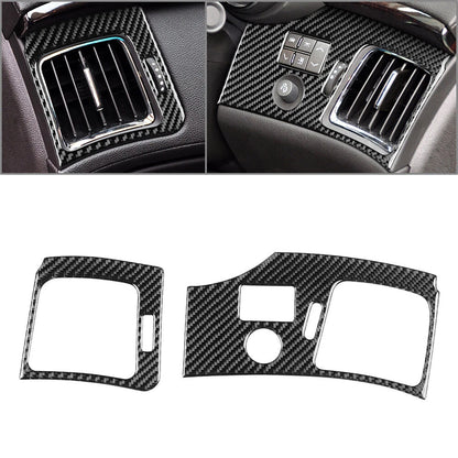 Carbon Fiber Interior Side Air Vent Cover Trim For Cadillac CTS 2008-2013