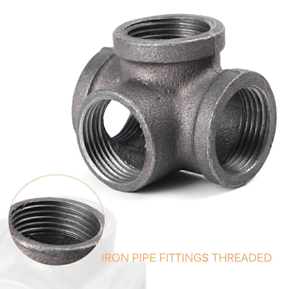 3/4" Side Outlet Tee Malleable Iron Pipe Fitting for