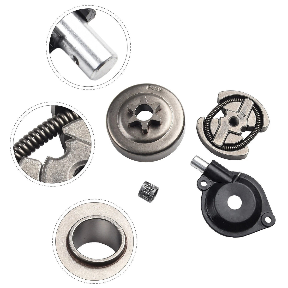 Chainsaw Parts for Multiple Models (10x10x2cm Packing Size)