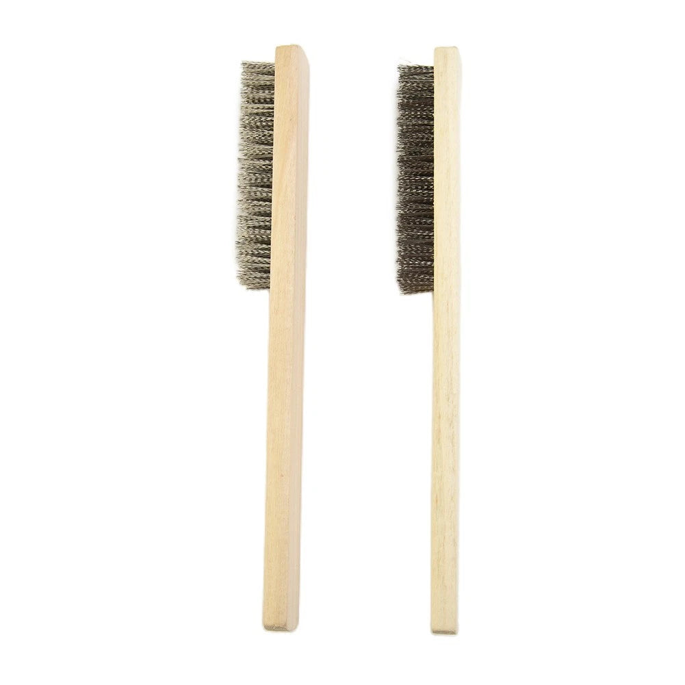 2X Stainless Steel Wire Brushes for Metal Rust Cleaning Tools