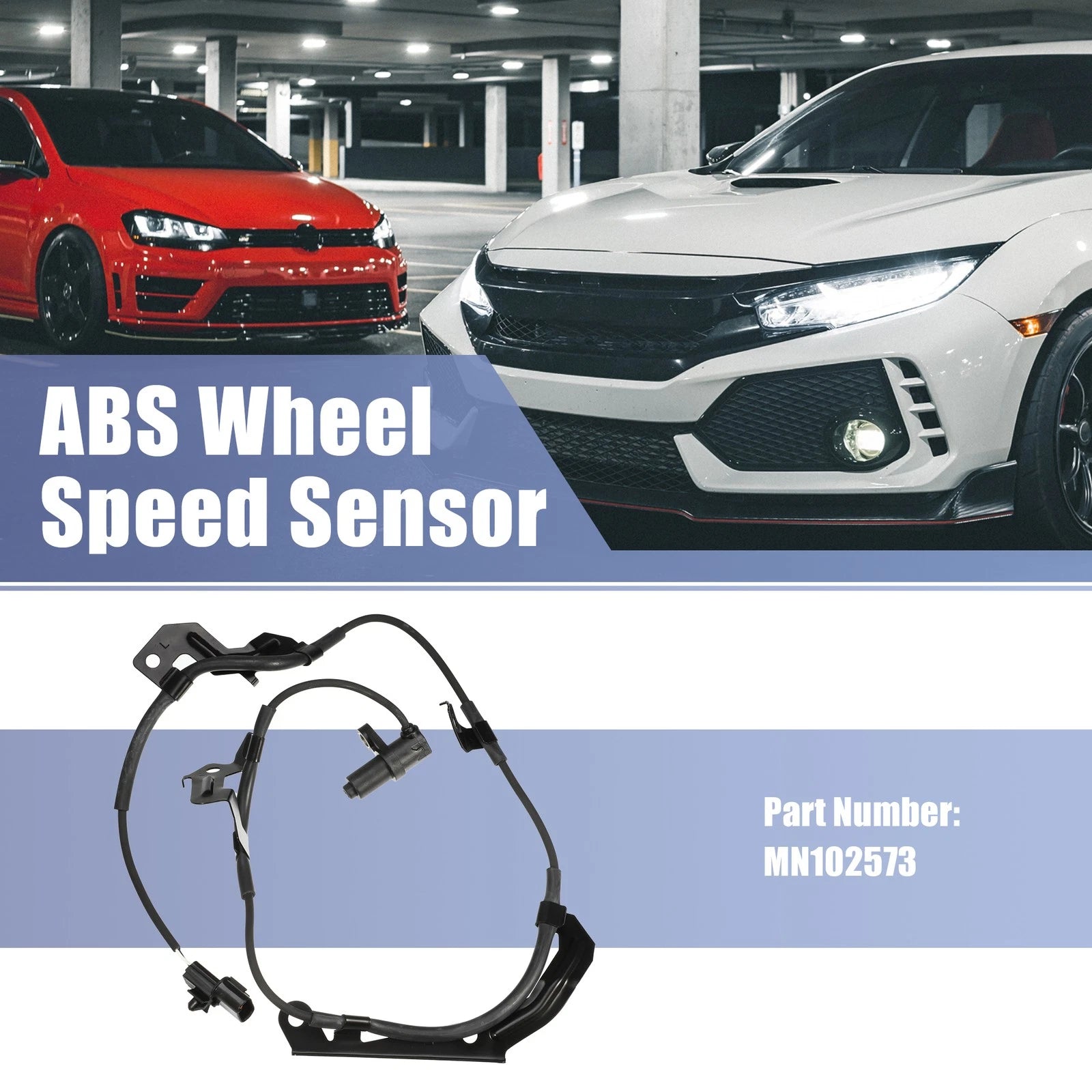 Front Left ABS Wheel Speed Sensor Replacement for Mitsubishi L200 Montero (2000–2005)
